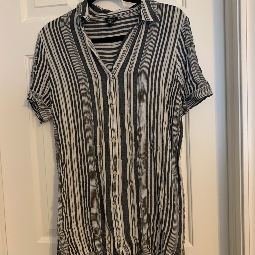 Striped T-shirt dress